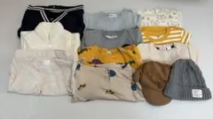 冬服まとめ売り　12点　トレーナー　帽子　ベスト　100