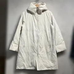 Comme une Femme フード付きダウンジャケット ホワイト