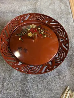 漆器工芸品菓子鉢楊枝付のサムネイル