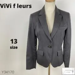 美品 ViVi f leurs ヴィヴィフルール テーラードジャケット 羽織り