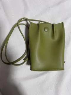 【お値下げしました】オリーブグリーン ショルダーバッグ
