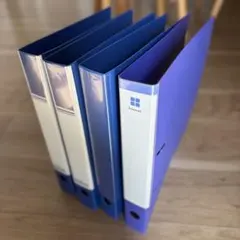 〈4冊セット〉リング式ファイル A4対応