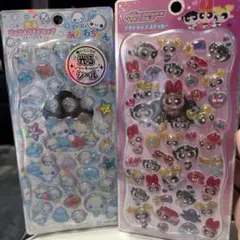 正規品 パワパフガールズ あわわちゃん ボンボンドロップシール2点セット