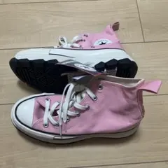 CONVERSE ALL STAR ピンク ハイカット厚底スニーカー