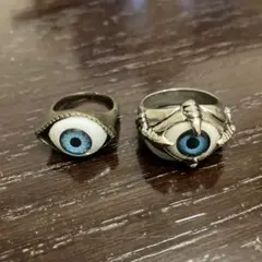 ブランド不明　義眼リング④【グラスアイ】 ブランド不明 義眼リング④【グラスアイ】 - メルカリ