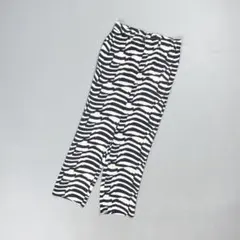 アルマーニジーンズ 総柄セミワイドイージーパンツ モノトーン サイズ36