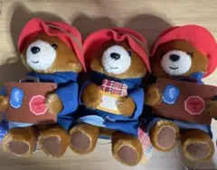 パディントン ぬいぐるみ 3体 まとめ売り