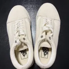 【美品】VANS オールドスクール ヘンプ　ホワイト系