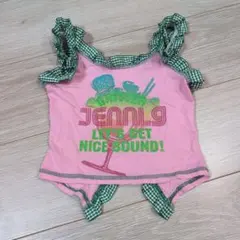 Jenni ノースリーブ トップス ピンク チェックのサムネイル
