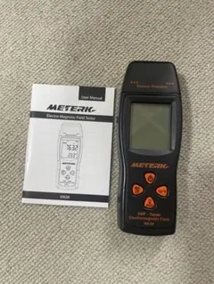 Meterk 전자파 측정기 MK08 5G 대책 자기장 강도 측정기 (일본어 설명 포함)