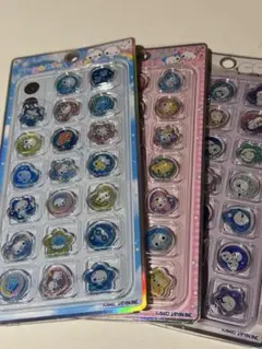 あわわおはじきシール　カモイジャパン 3種