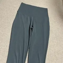 マタニティ リブパンツ グレー Mサイズ