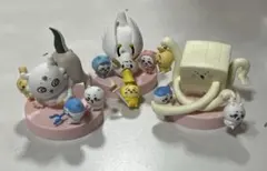 ちいかわ 討伐シーンフィギュアあのこ 豆腐擬態型 でかい鳥 コンプリート