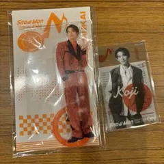 Snow Man ON アクリルスタンド　クリアシート　向井康二