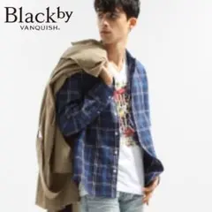 美品！ Black by VANQUISH ラミーコットンホリゾンタルシャツのサムネイル