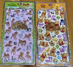 【正規品】プチドロップステッカー プチドロ ディズニー バンビ くまのプーさん