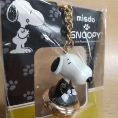 スヌーピー キーホルダー 2016年製 ミスドオリジナル レア ゴールドタイプ
