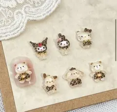ネイルパーツ サンリオ ハローキティ レオパード ギャルキティ