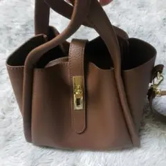ブラウン レザー風 2way ショルダーバッグ 専用