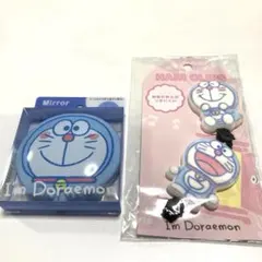 ドラえもんの前髪クリップ、ミラー＆コーム2点セット【I'm ドラえもん】