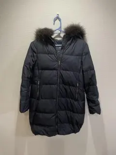 セール！美品　ナノユニバース リモンタ ファーフード ロングダウンコート M