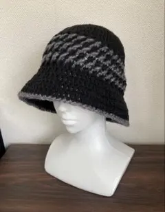 プレゼントにも♪バケットハット クロシェハット ハンドメイドかぎ針編み