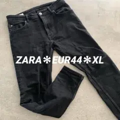 ZARA＊ブラック＊スキニーデニム＊EUR44＊XL