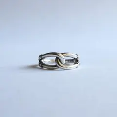 オープンリング S925 チェーンリング インディアンジュエリー シンプル