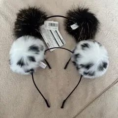 ディズニー　ファーのカチューシャ2個　セット