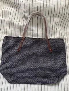 新品未使用サンアルシデ　グレー　ラフィアかご