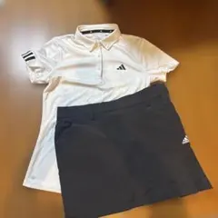 adidas アディダスゴルフ ポロシャツ&プリーツスカート