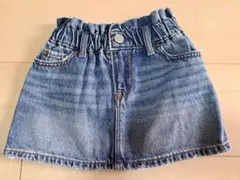 GAP　90　デニムミニスカート ゴムウエスト