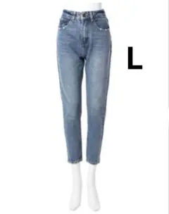 GRL ハイウエストテーパードデニム Lサイズ gm190