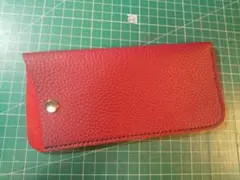 革製　　メガネケース　　レザークラフト　　ハンドメイド作品　【No,59】