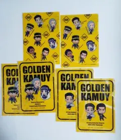 アサヒ飲料 ゴールデンカムイ A5クリアファイル 3種 6枚セット　ミニキャラ