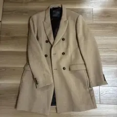美品 ZARA MAN　ダブルブレスト チェスターコート 大きいサイズ XL