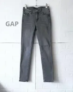 ギャップ　グレー スキニーデニム ハイウエスト