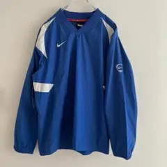 NIKE FOOTBALL 나이키 00s ピステ プルオーバー 刺繍 青 S
