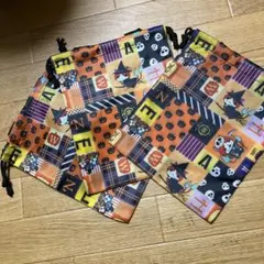 妖怪ウォッチハロウィンデザイン 巾着袋 3点セット　給食袋