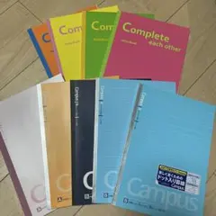 新品未使用　キャンパスノート　コクヨ他9冊セット　A罫線6冊　B罫線3冊