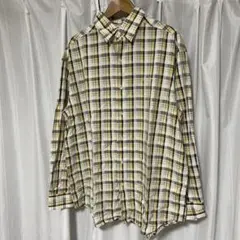 古着　Sean John　チェックシャツ　B系HIPHOPファッション　Y2K
