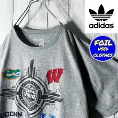 【海外企画 NCAA XL】アディダス バスケット ファイナル4 Tシャツ