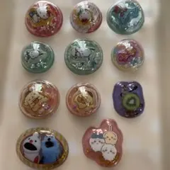 カプセルポップシール　ぷりん　日焼けキティ　キティ　ポチャッコ　正規品