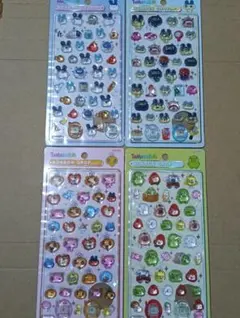 新品4点コンプリートセット⬛国内正規品たまごっちボンボンドロップシール⬛