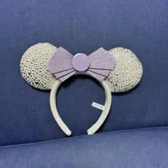 カチューシャ　ディズニー　100周年　ミッキー ミニー スパンコール　リボン