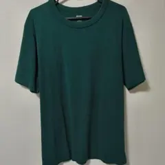 UNIQLO クルーネック Tシャツ グリーン Lサイズ