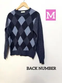 BACK NUMBER 長袖 ニット セーター