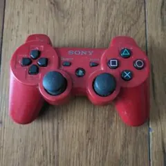 ［ジャンク]SONY ワイヤレスコントローラー CECHZC2J 赤