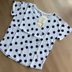 新品未使用！無印　ドロップショルダー半袖Tシャツ 130のサムネイル
