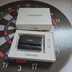 Calvin Klein キーケース 本革 ブラックのサムネイル